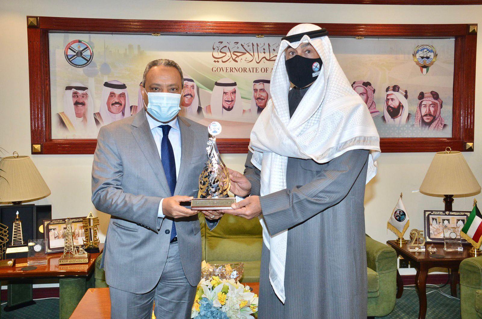 Meeting of His Excellency the Ambassador with Al-Ahmadi Governor 