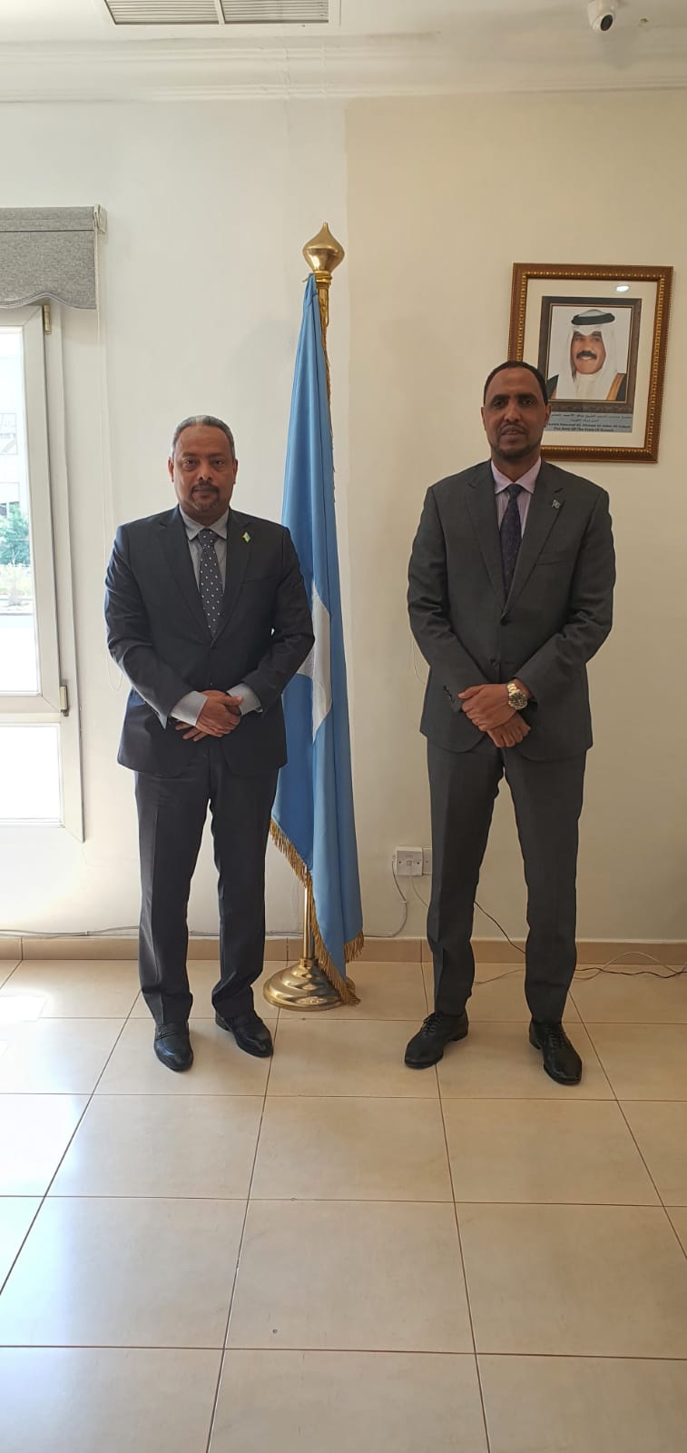  Visit of His Excellency to the Embassy of  Federal Republic of Somalia